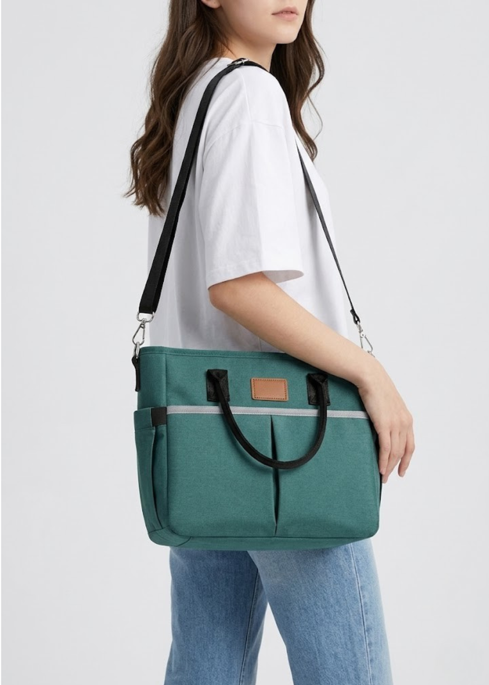 Insulated Lunch Tote in Teal
