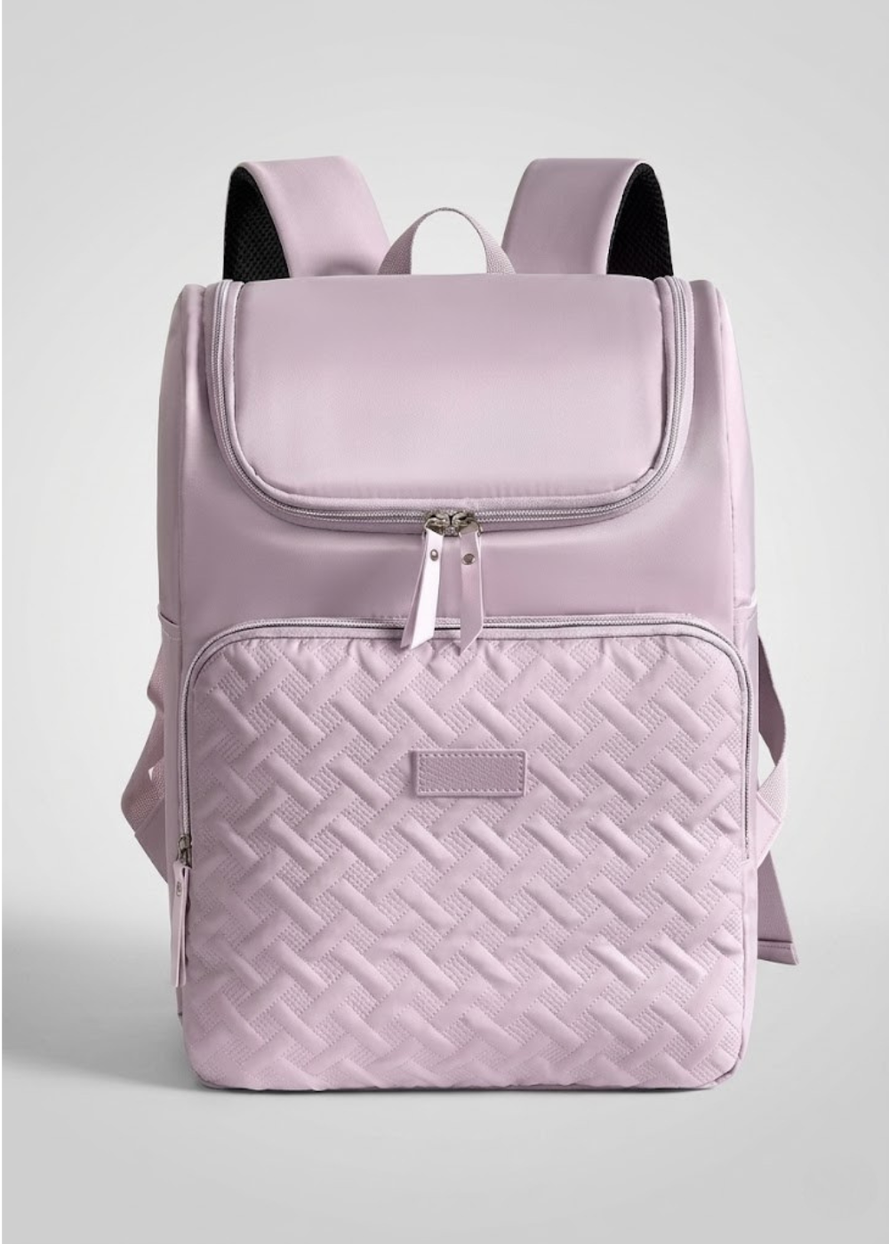 Insulated Quilted Lunch Backpack 17L in Lilac