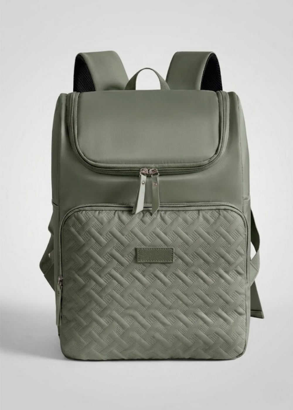 Insulated Quilted Lunch Backpack 17L in Green