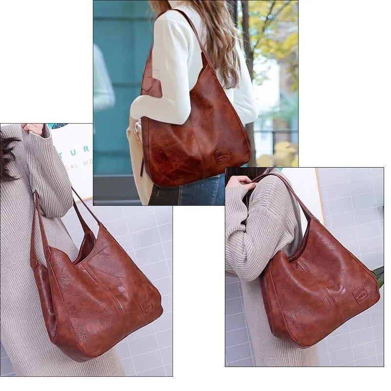 Vegan Leather Work Tote