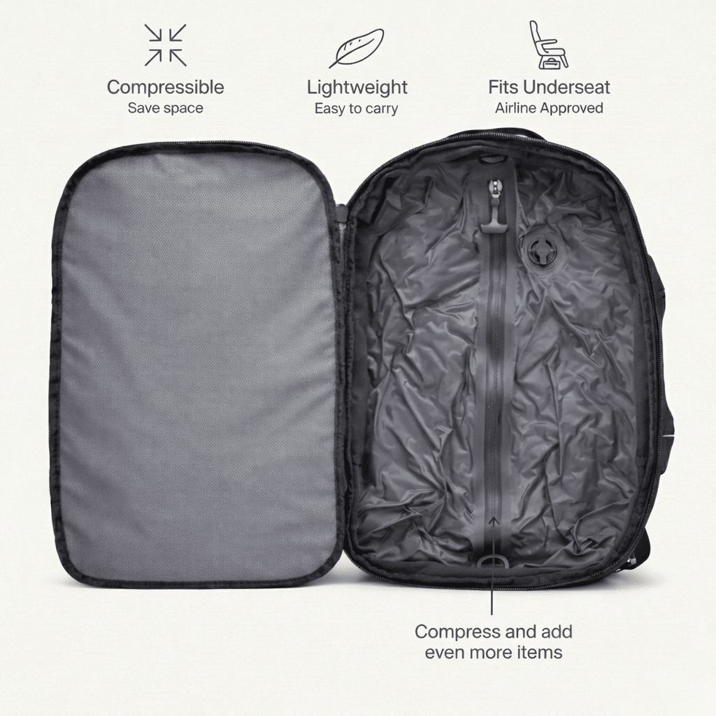 Compression Underseat Backpack 35L (40 × 20 × 25 cm)