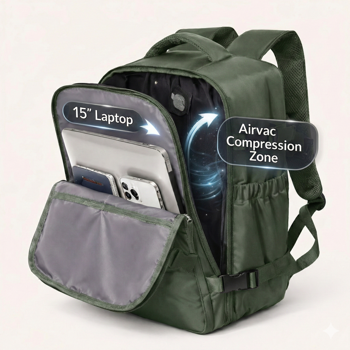 Compression Underseat Backpack 35L (40 × 30 × 20 cm)