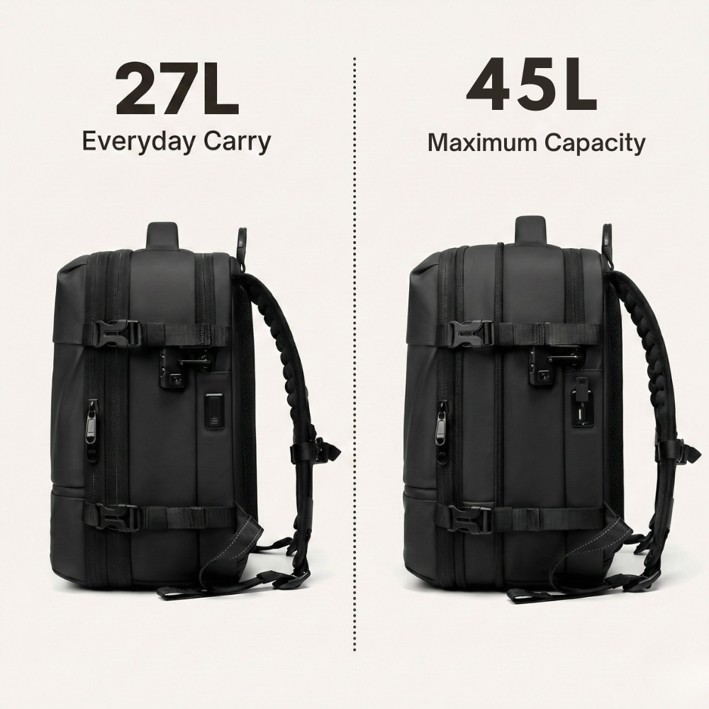 Compression Underseat Backpack 45L with USB Port