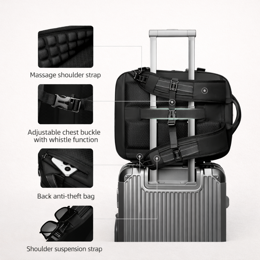 Compression Underseat Backpack 45L with USB Port