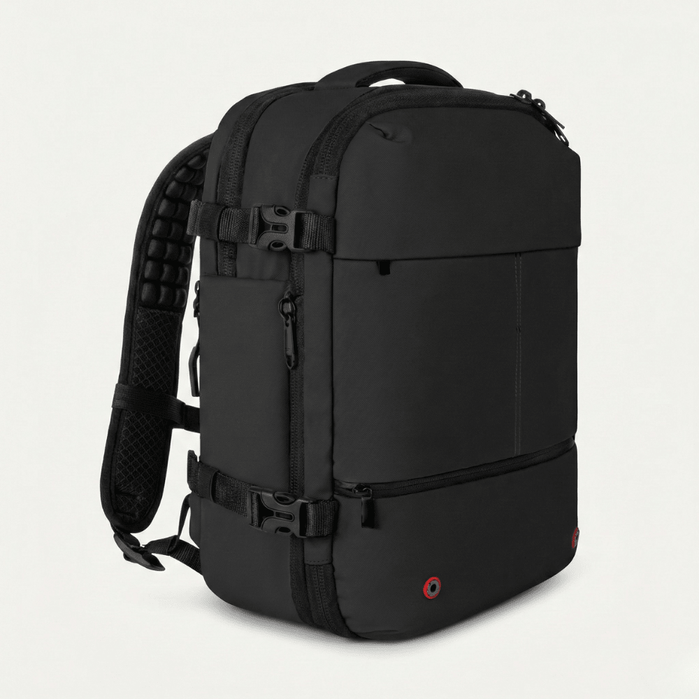 Compression Travel Backpack 60L in Black