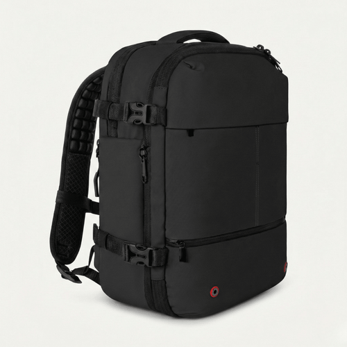 Compression Travel Backpack 60L in Black
