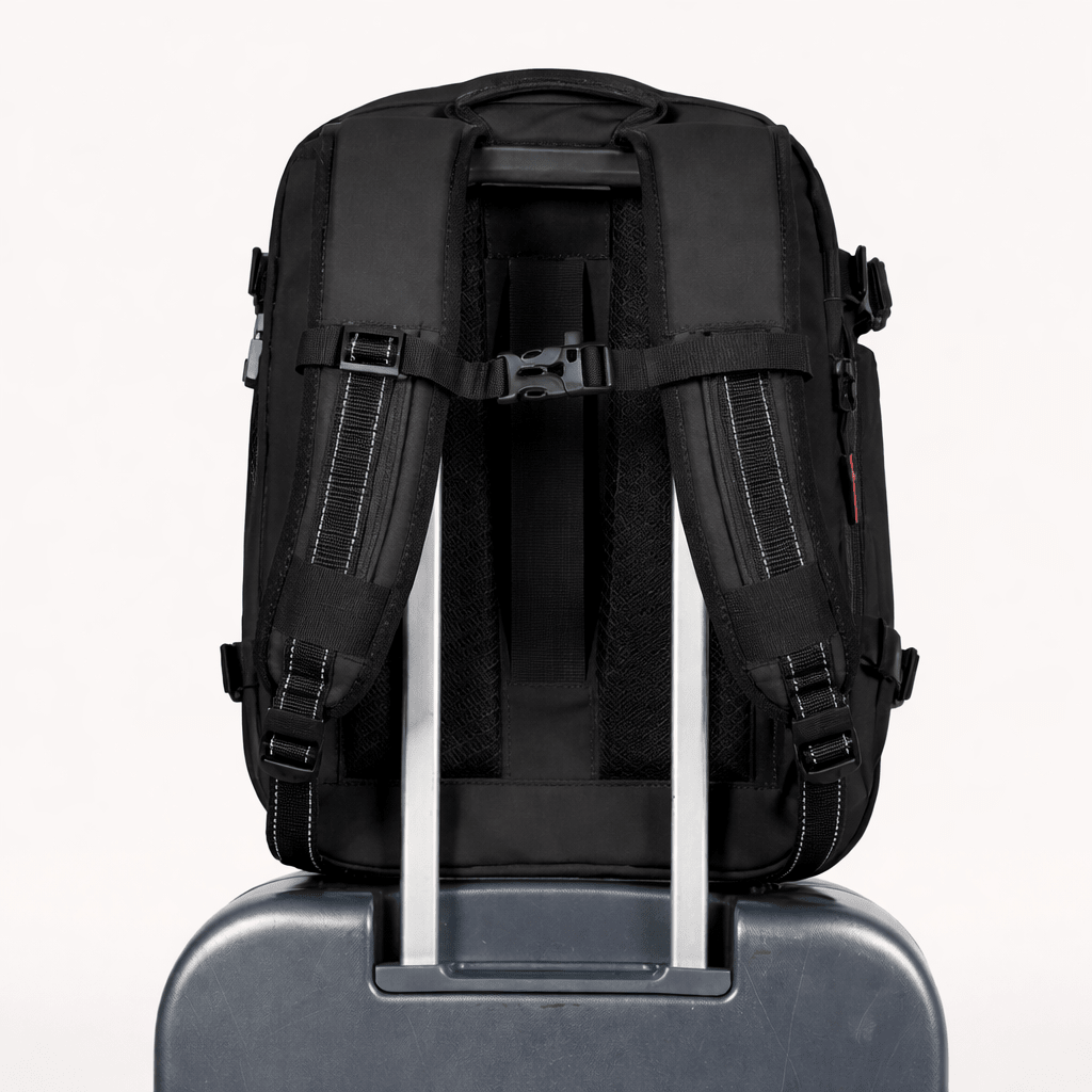 Compression Travel Backpack 60L in Black