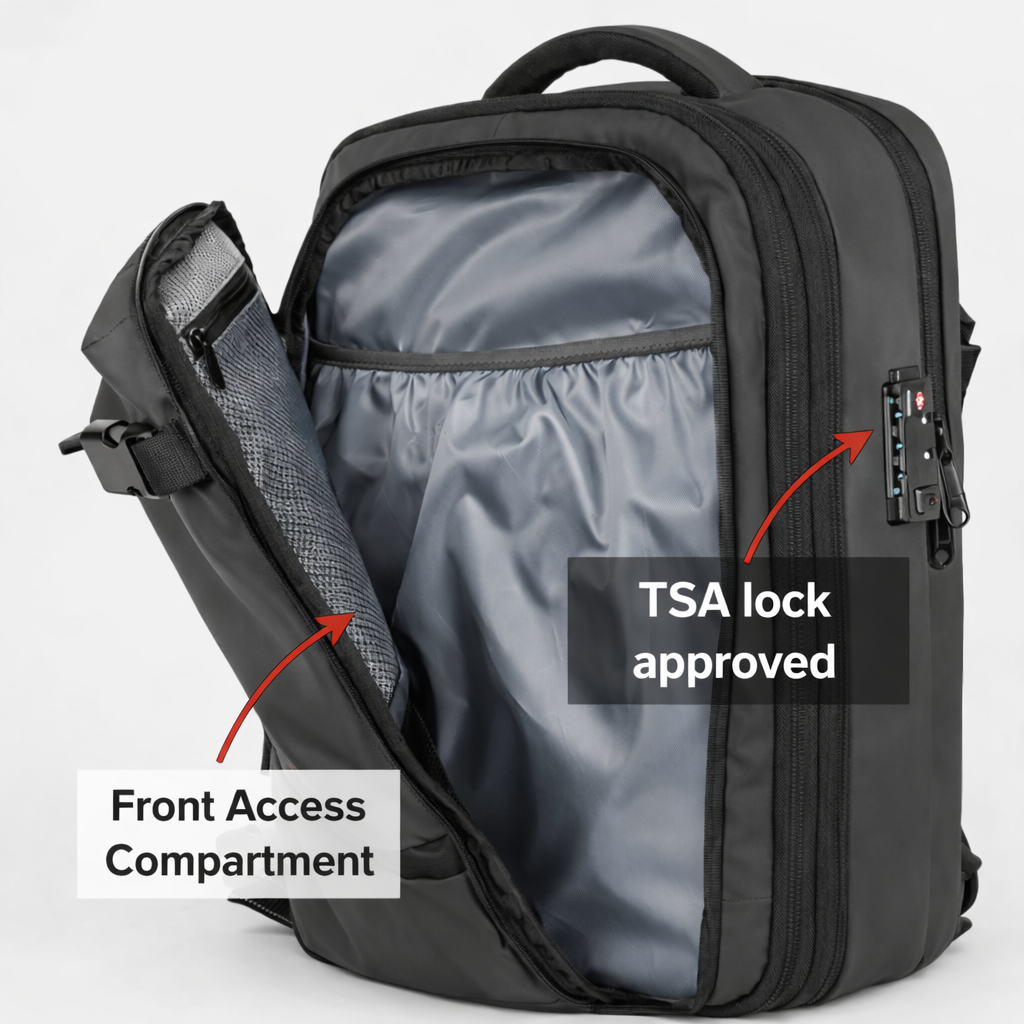 Compression Travel Backpack 60L