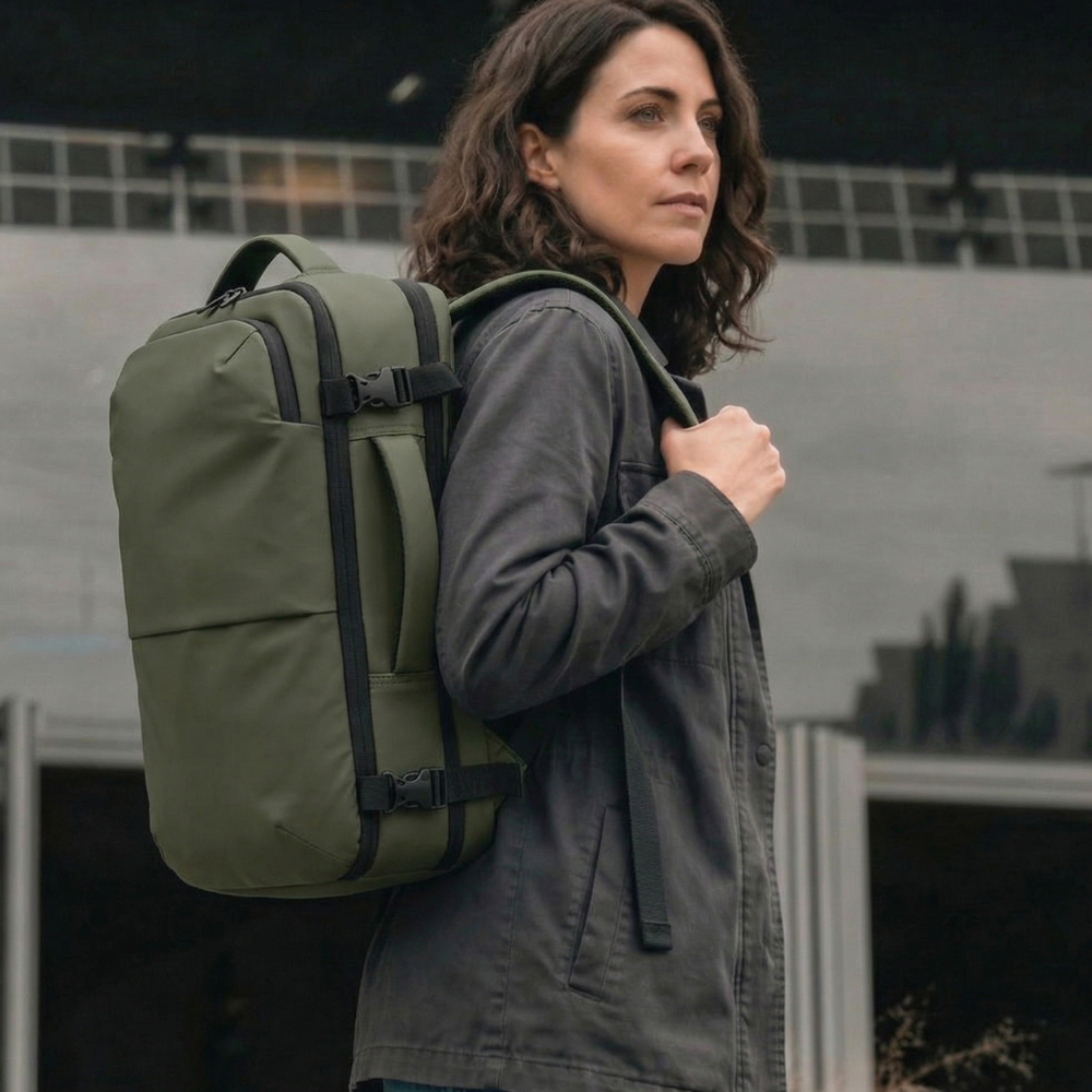 Compression Cabin Backpack 45L in Grey