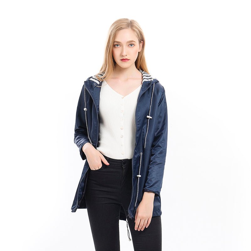 Lightweight Hooded Rain Jacket