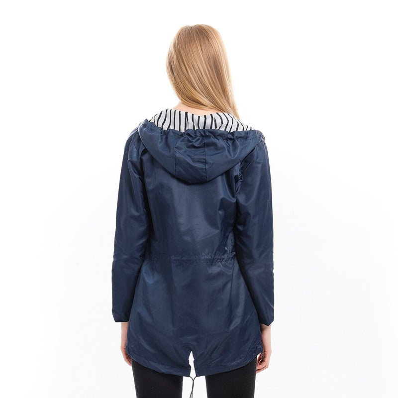 Lightweight Hooded Rain Jacket