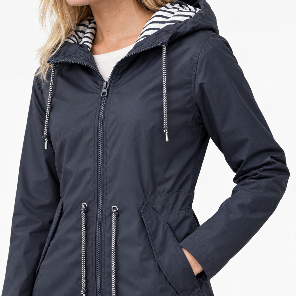 Lightweight Hooded Rain Jacket