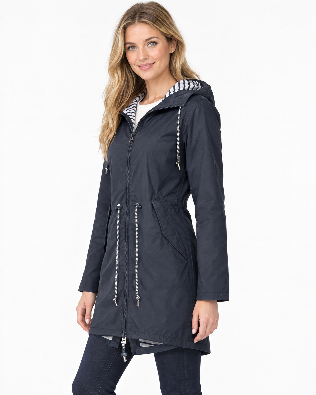 Lightweight Hooded Rain Jacket