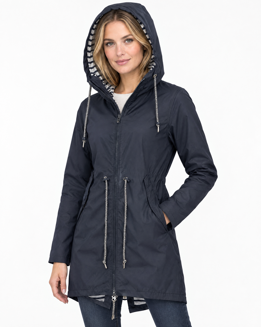 Lightweight Hooded Rain Jacket