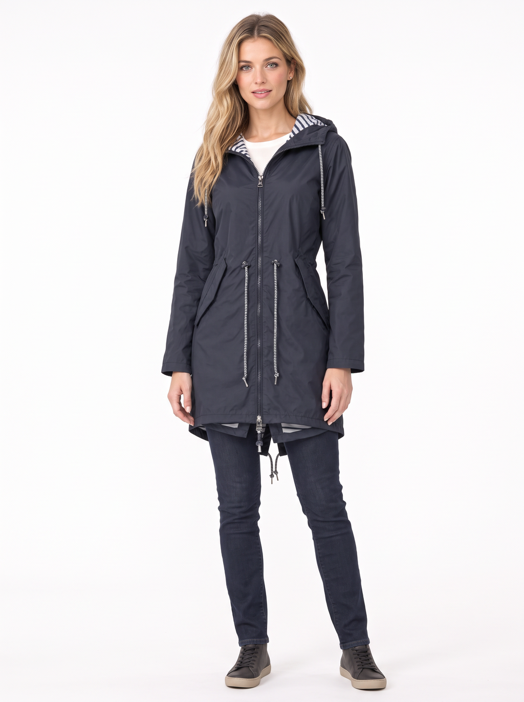 Lightweight Hooded Rain Jacket