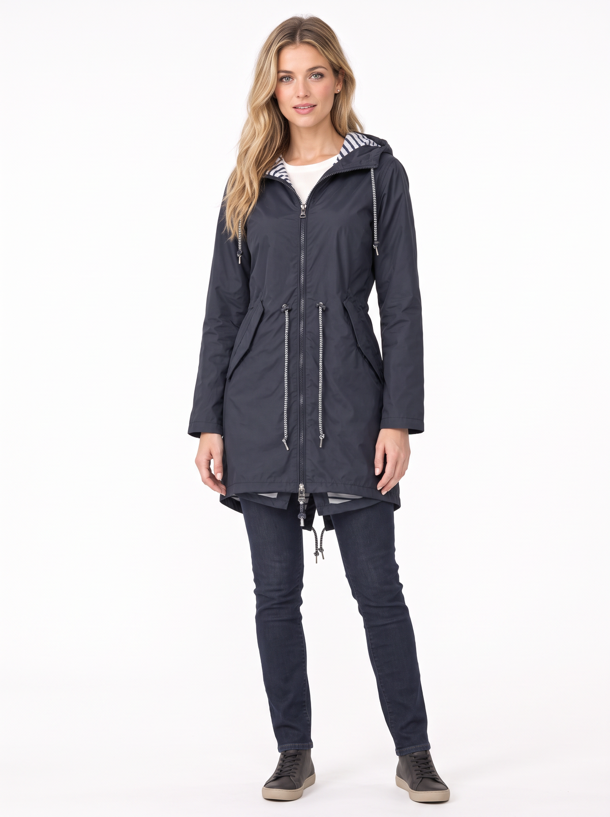 Lightweight Hooded Rain Jacket