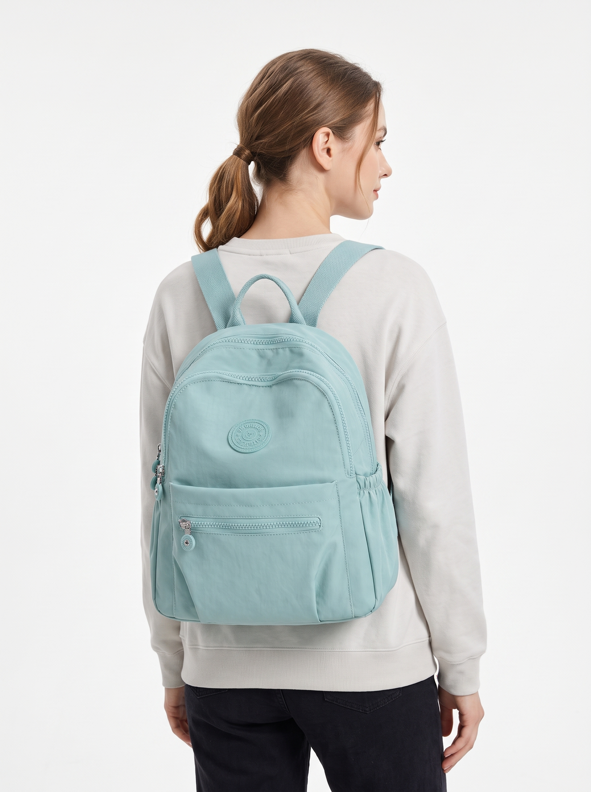 Lightweight Zip Pocket Backpack