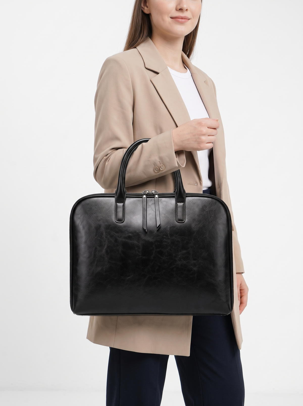 Leather Laptop Briefcase
