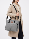 Insulated Lunch Tote in Grey