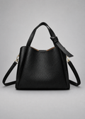 Compact Structured Shoulder Bag with Top Handles