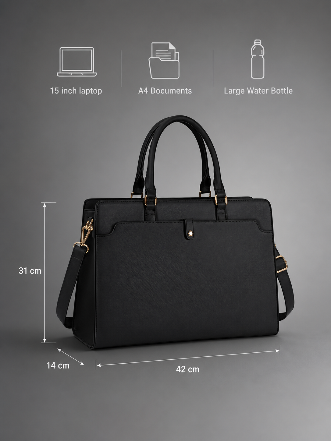 Structured Business Laptop Bag