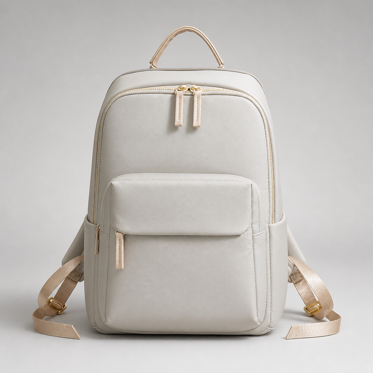 Laptop Backpack with Tan Trim