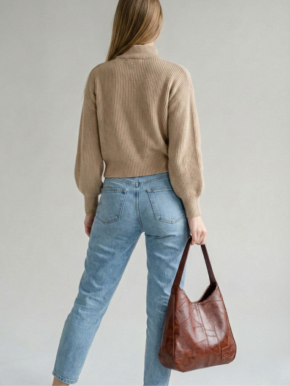 Vegan Leather Work Tote