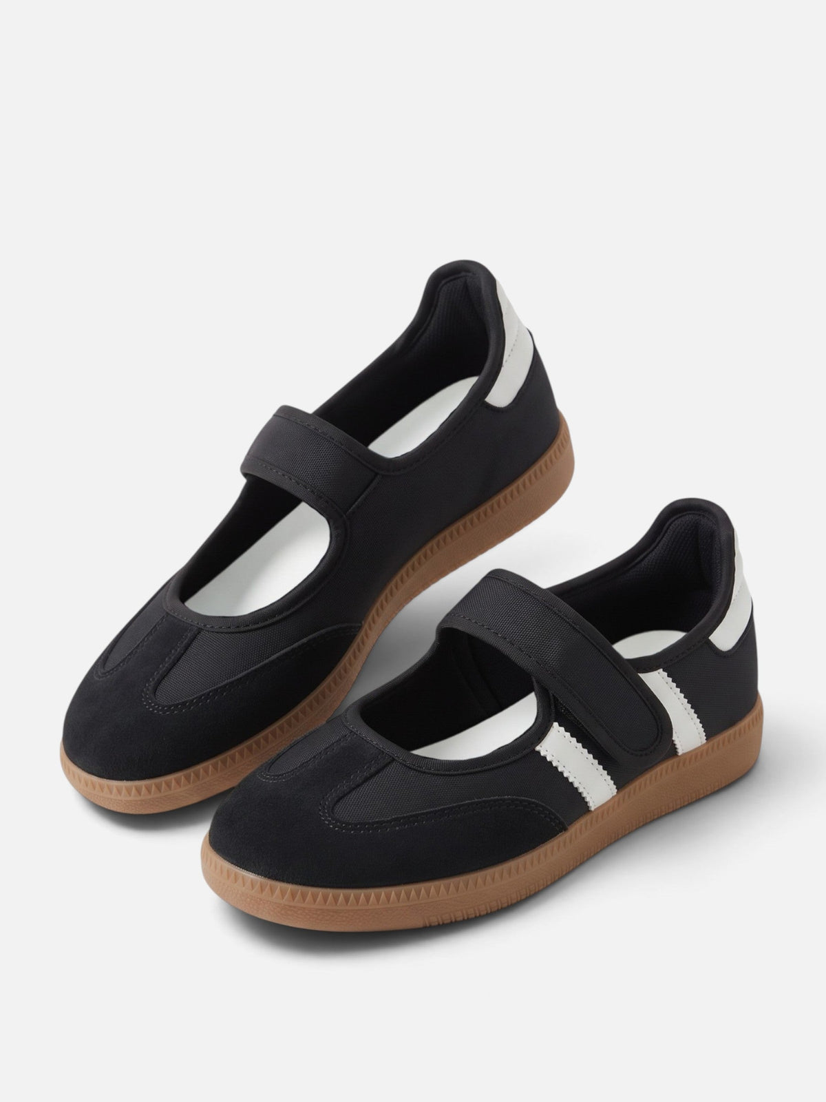 Mary Jane Trainers with Contrast Stripes