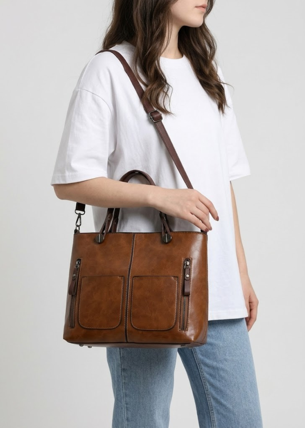 Square Retro Crossbody Bag