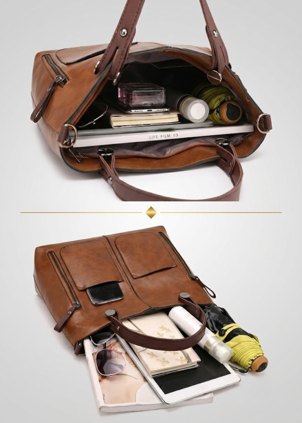 Square Retro Crossbody Bag