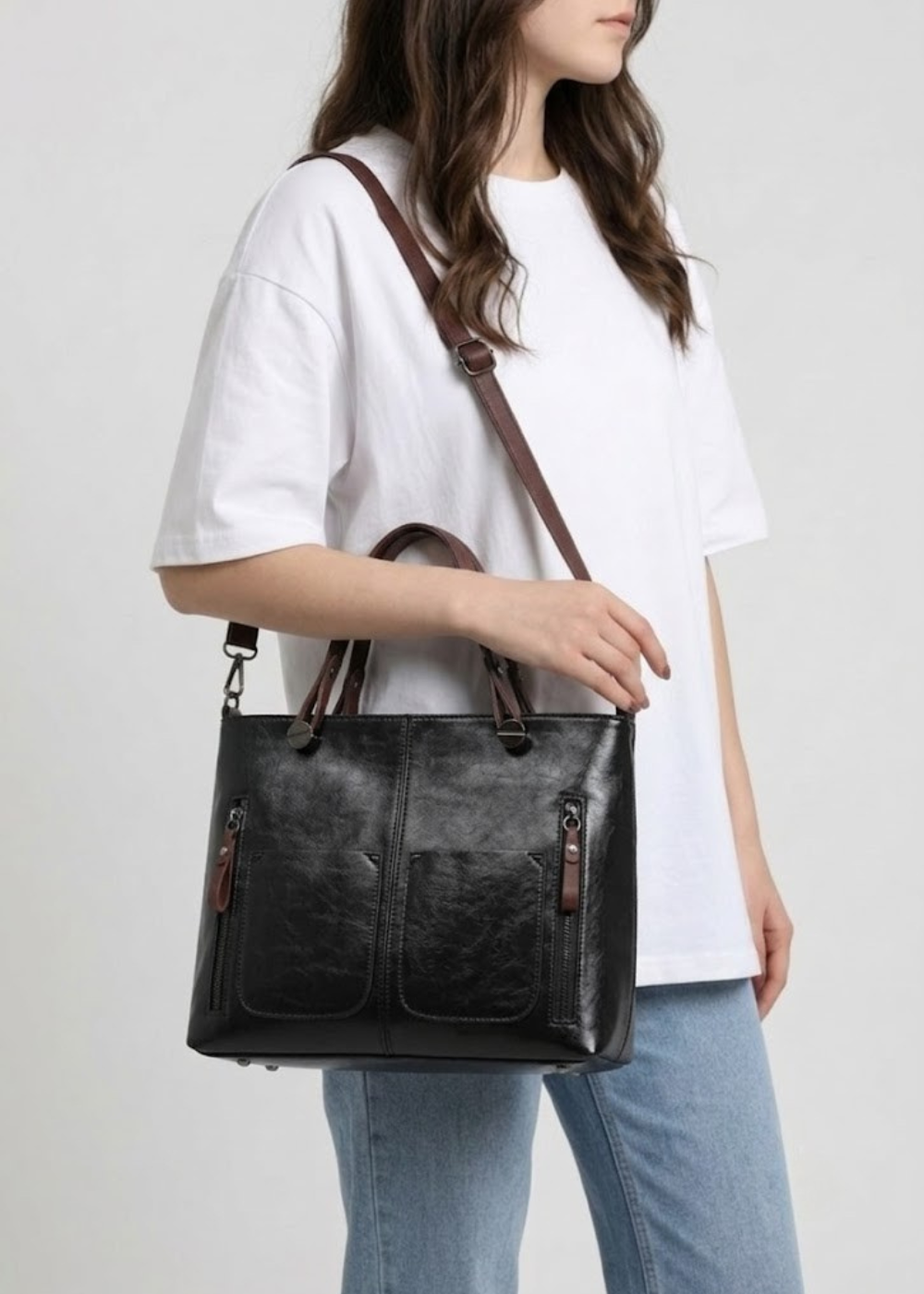 Square Retro Crossbody Bag